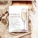 Elegant Modern Pearls and Prosecco Bridal Shower