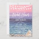 Elegant Pink Beach Mason Jar Lights Bridal Shower