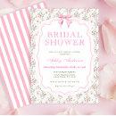 Elegant Pink Bow Coquette Bridal Shower