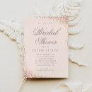 Elegant Rose Gold Shimmer Pink Bridal Shower