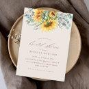 Elegant Rustic Sunflower Bridal Shower