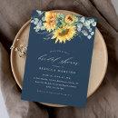 Elegant Rustic Sunflower Bridal Shower