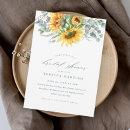 Elegant Rustic Sunflower Bridal Shower