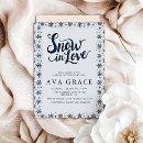 Elegant Snow in Love Winter Bridal Shower