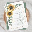 Elegant Sunflower Floral Bridal Shower