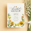 Elegant Yellow Sunflower Sunny Bee Bridal Shower