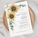 Eucalyptus Sunflower Geometric Bridal Shower