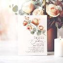 Fall Floral Elegant Minimal Bridal Shower