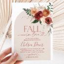 Fall In Love Floral Bridal Shower Arch