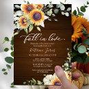 Fall In Love Greenery Sunflowers Bridal Shower