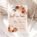 Fall in Love Rustic Pumpkin Bridal Shower