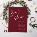 Festive Burgundy Red Bridal Shower