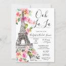 Floral Paris Eiffel Tower Bridal Shower