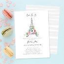 Glitter Eiffel Paris Rustic Bouquet Bridal Shower