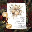 Gold Christmas Ornament Bridal Shower