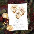 Gold Christmas Ornament Bridal Shower