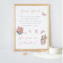 He Gives Butterflies Tea Floral Shower Ring Game Poster