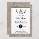 "Hunt is Over" Rustic Antler Barnwood Wedding