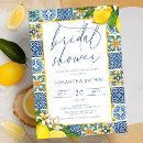 Italian Tiles Lemon Theme Summer Bridal Shower