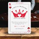 King & Queen of Hearts Casino Poker  Wedding