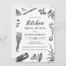 Kitchen Bridal Shower herbs spices invitation