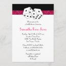 Las Vegas Wedding Bridal Shower Pink Dice Theme