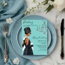 Little Black Dress Blue Glam Bridal Shower