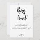 Minimalist Ring Hunt Game Bridal Shower