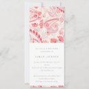 Modern Blush Paisley Typography Bridal Shower