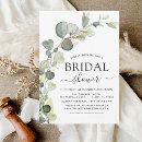 Modern Bridal Shower Botanical Eucalyptus Boho