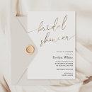 Modern Gold Calligraphy Simple Bridal Shower