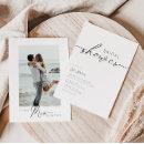 Modern Minimalist Photo Bridal Shower