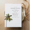 MONA Modern Tropical Palm Tree Beach Bridal Shower