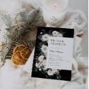 Moody Winter Floral Bridal Shower