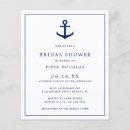 Nautical Anchor Budget Bridal Shower  Flyer