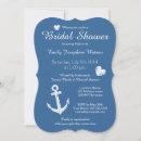 Nautical navy blue bridal shower