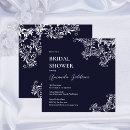 Navy and White Elegant Bridal Shower