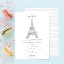 Ooh La Glitter Eiffel Paris Minimal Bridal Shower