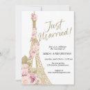 Ooh La La, Paris theme, Just Married, Eiffel Tower