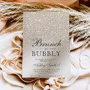 pearl ivory glitter brunch bubbly bridal shower