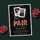 Perfect Pair Casino Theme Couples Shower Foil