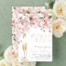 Petals & Pearls Modern Pink Floral Bridal Shower