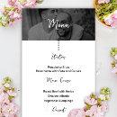 Photo Destination Boarding Pass Wedding Menu