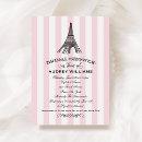 Pink Eiffel Tower Paris Wedding Bridal Shower