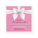 Pink Elegant Fancy Tiffany Birthday Tableware Napkins