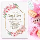 Pink Floral High Tea Bridal Shower