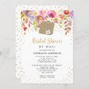 Pink Floral + shipping box Bridal Shower by mail