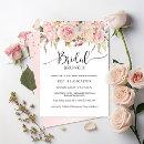 Pink, Rose Gold Floral Bridal Shower / Brunch