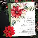 Poinsettia Floral Bridal Shower