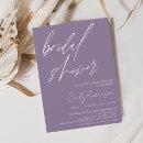 Purple Bridal Shower Handwritten